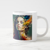 Dissoler la femme Jumbo Mug (Droite)