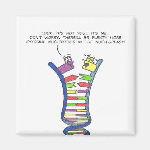 Dissolution d'ADN - aimant de réfrigérateur