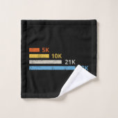 Distances de course II - 5K 10K 21K 42K Marathoner (Gant de toilette)