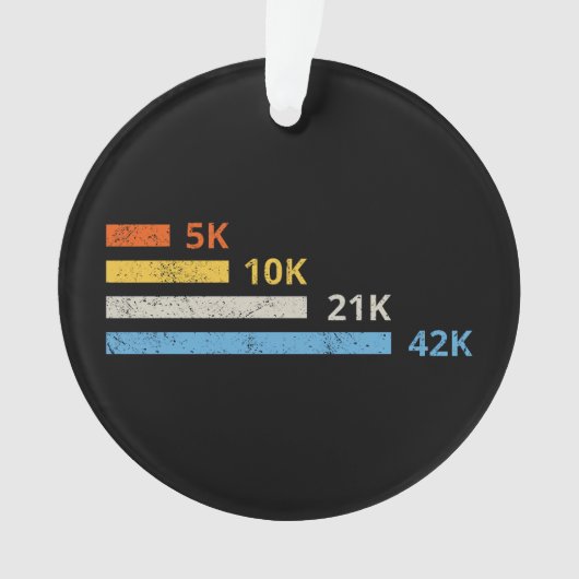 Distances de course II - 5K 10K 21K 42K Marathoner (devant)