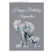 Distances sociales Anniversaire Stepmère Eléphants (Devant)