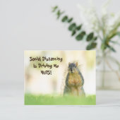 Distances sociales Je Vous Manque Carte Postale (Debout devant)