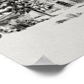 Distant Barn Sketch II Poster (Hoek)