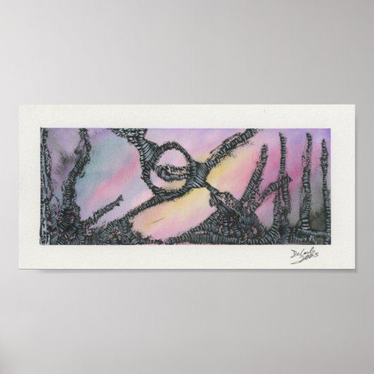 Distant Sunset Poster (Voorkant)