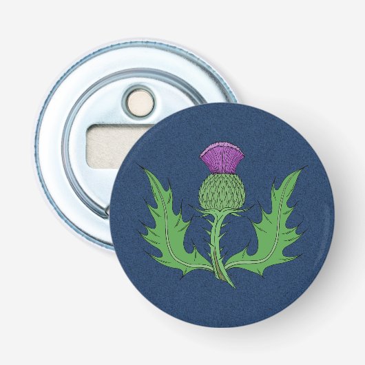 Distel Button Flesopener (Voorkant)