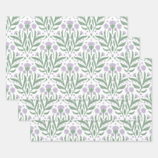 Distel inpakpapier vellen