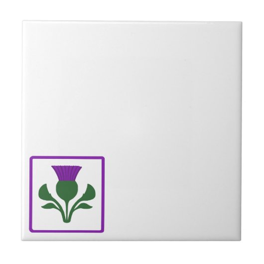 Distel Tegeltje (Voorkant)