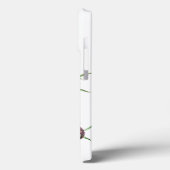 Distel violette bloemen Case-Mate iPhone case (Achterkant / Links)