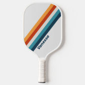 distelstrepen met naam pickleball paddle (Achterkant)