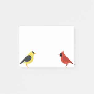 Distelvink en Kardinaal Post-it® Notes