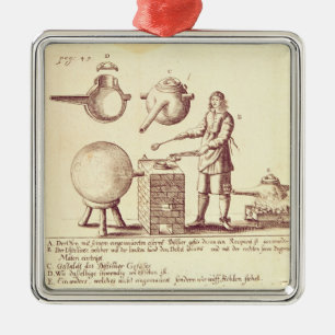 Distillatingapparatuur Metalen Ornament