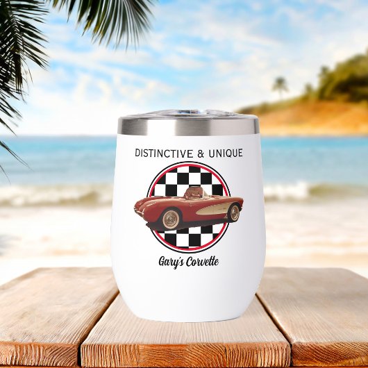 Distinct & Uniek, Mijn Corvette Wijn Tumbler