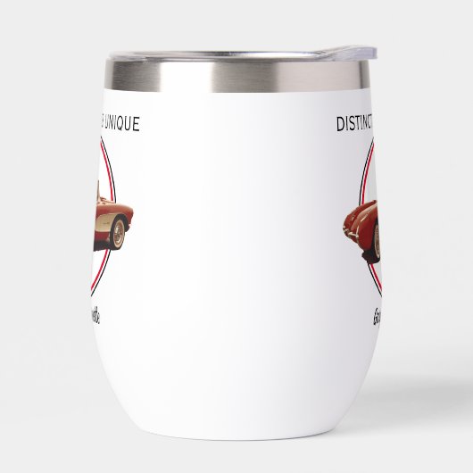 Distinct & Unique, My Corvette Wine Tumbler (Gauche)