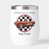 Distinct & Unique, My Corvette Wine Tumbler (Arrière)