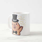 Distinguished Gentleman Capybara Mug with Top Hat (Devant gauche)