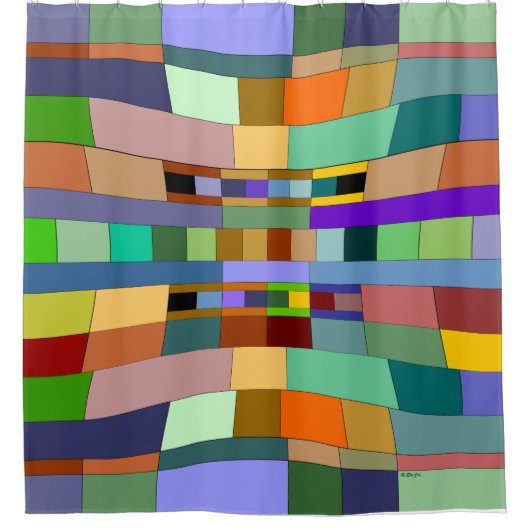 Distorsion Designs Douche rideau (Devant)