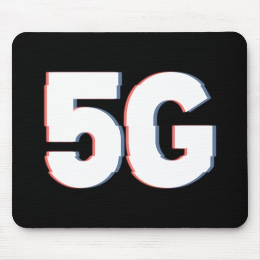 Distorted Reality Alert voor 5G Gevaar Muismat (Voorkant)