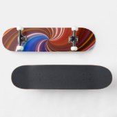 Distortion Vier Skateboard ontwerp (Horizontaal)