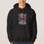Distracted By Aerospace Engineering Engineer Graph Hoodie (Voorkant)
