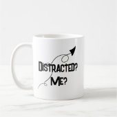 Distrait ? Moi ? Tasse drôle sur le TDAH (Gauche)