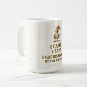 DISTRAIT PAR LES POULES - Tasse à café (Devant gauche)