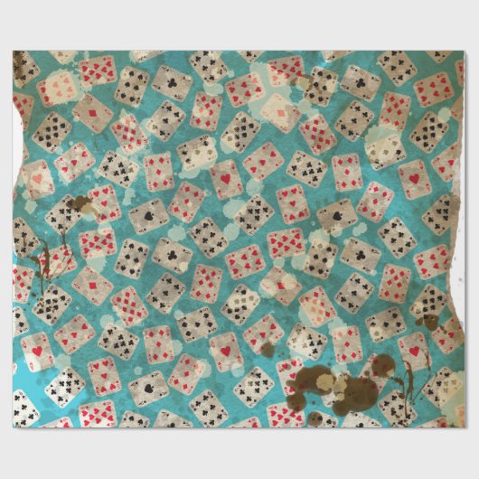 Distress Wonderland Alice Pattern Cadeaupapier (Vlak)