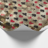 Distress Wonderland Alice Pattern Cadeaupapier (Hoek)