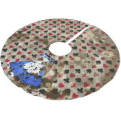 Distress Wonderland Alice Pattern Kerstboom Rok (Gekanteld)