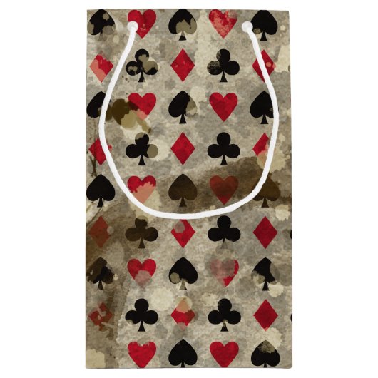 Distress Wonderland Alice Pattern Klein Cadeauzakje (Achterkant)