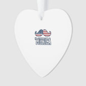 Distressed America Mustache Patriotic Vector Desig (devant)