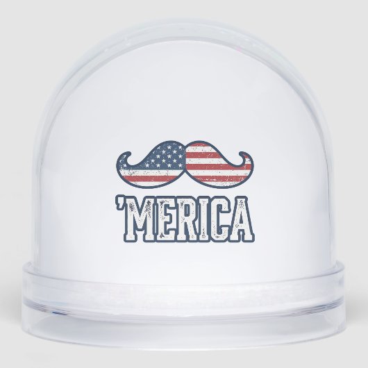 Distressed America Mustache Patriotic Vector Desig (Avant)