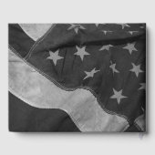 Distressed américain Drapeau funéraire livre d'or (Verso)