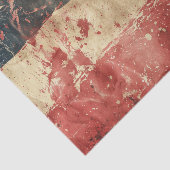 Distressed American Patriotic USA Flag Tissuepapier (Detail)