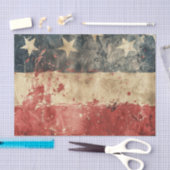 Distressed American Patriotic USA Flag Tissuepapier (Craft)