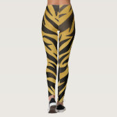 Distressed Animal Print Tiger Stripes Leggings (Achterkant)