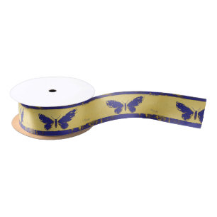 Distressed Butterfly Ribbon Lint