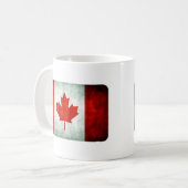 Distressed Canada Flag Koffiemok (Voorkant links)
