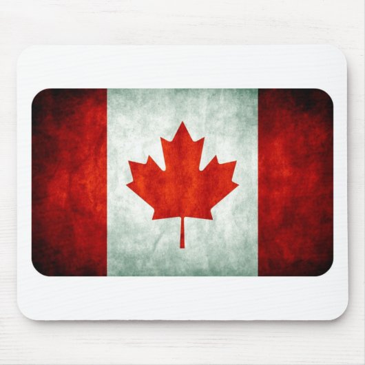 Distressed Canada Flag Muismat (Voorkant)