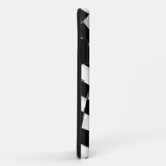 Distressed Checkered Pattern Case-Mate iPhone Case (Achterkant/rechts)