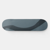 Distressed Cool Cadet Marmer Blauw Grijs Skateboard (Horizontaal)