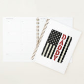 Distressed Daddy American Flag Shirt Design_1 (Devant avec enveloppe)