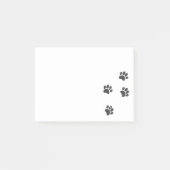 Distressed Dog Paw Tracks Notities Post-it® Notes (Voorkant)