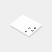 Distressed Dog Paw Tracks Notities Post-it® Notes (Schuin)