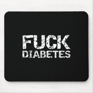 Distressed FCK Type 1 Diabetes Gift voor mannen FC Muismat