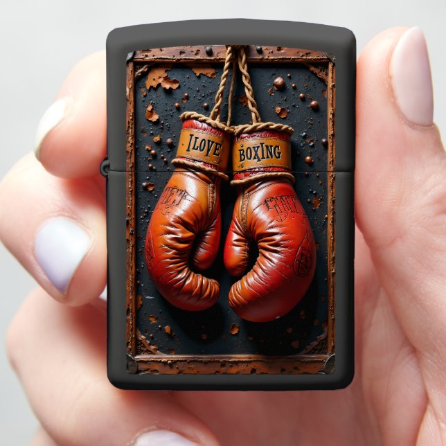 Distressed Frame Boxing Gloves (In Hand)