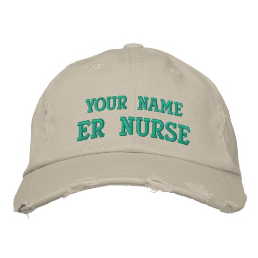 Distressed gepersonaliseerde ER Nurse Pet (Voorkant)