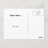Distressed look houten paneel dank u briefkaarten (Achterkant)