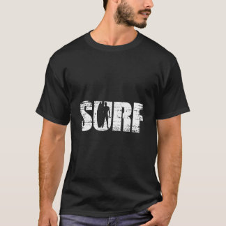 Distressed Look Surfing For Surfers T-shirt
