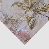 Distressed   Pink Poppies Tissuepapier (Detail)