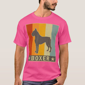 Distressed Retro Boxer Dog Graphic voor Jongens Me T-shirt
